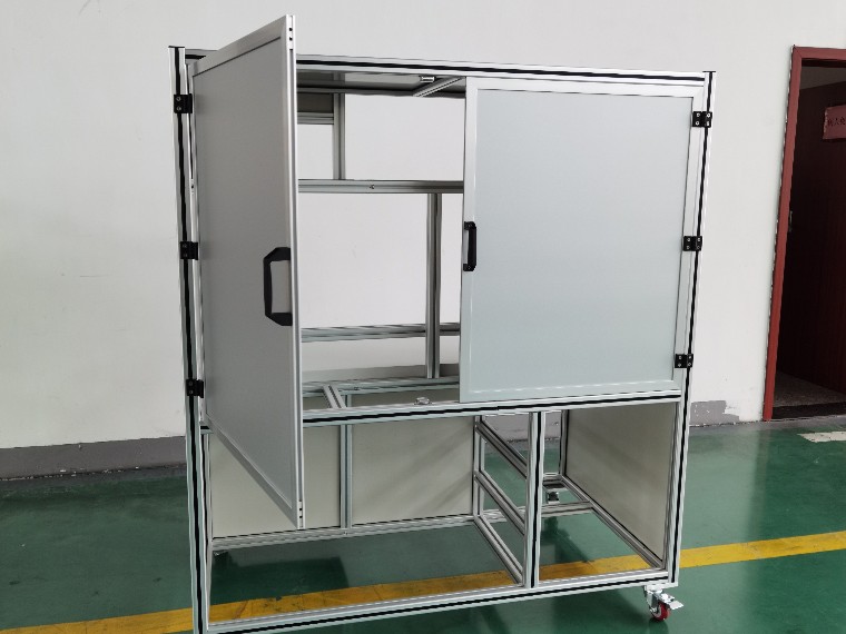 點膠機鋁型材框架定制 支架鋁型材加工生產廠家-澳宏鋁業(yè)